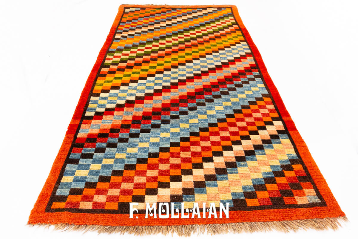 Tapis Tibétain Antique Multicolore n°:528829